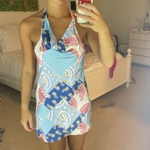 NWT fun little dress with open back